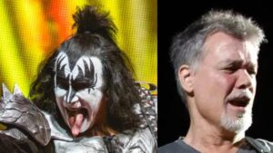 “Je lui ai dit : ‘Tu devrais l’accorder avant de monter sur scène’” : Gene Simmons affirme qu’Eddie Van Halen était le seul à pouvoir jouer correctement de sa Frankenstrat