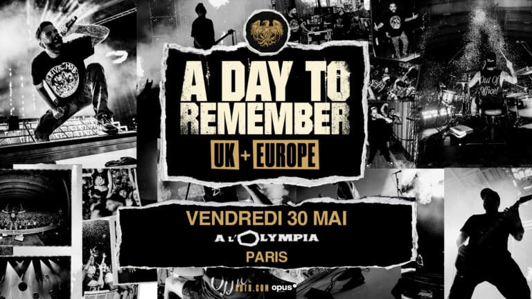 A Day To Remember revient à Paris : Un concert unique à l’Olympia pour défendre Big Ole Album Vol. 1