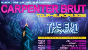 Carpenter Brut jouera à Lyon, Paris, Lausanne, Bruxelles et Esch-sur-Alzette en mars 2026