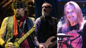 Adrian Smith (Iron Maiden) et Nicko McBrain rejouent ensemble aux côtés de Justin Chancellor (Tool)