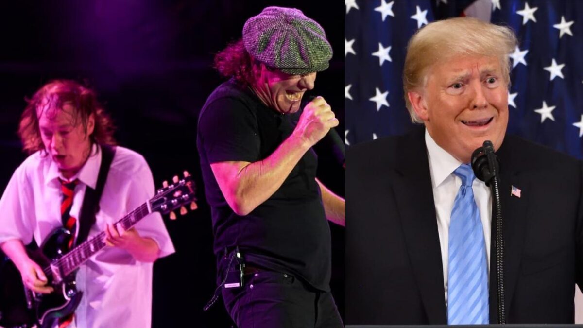 AC/DC, un morceau de Noël… et Donald Trump : “Il faisait le buzz, alors on a eu envie d’en rire”
