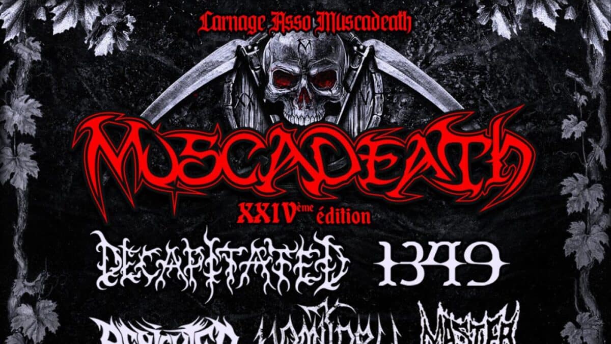 Decapitated, 1349, Benighted… Découvrez l&rsquo;affiche complète du Muscadeath 2026