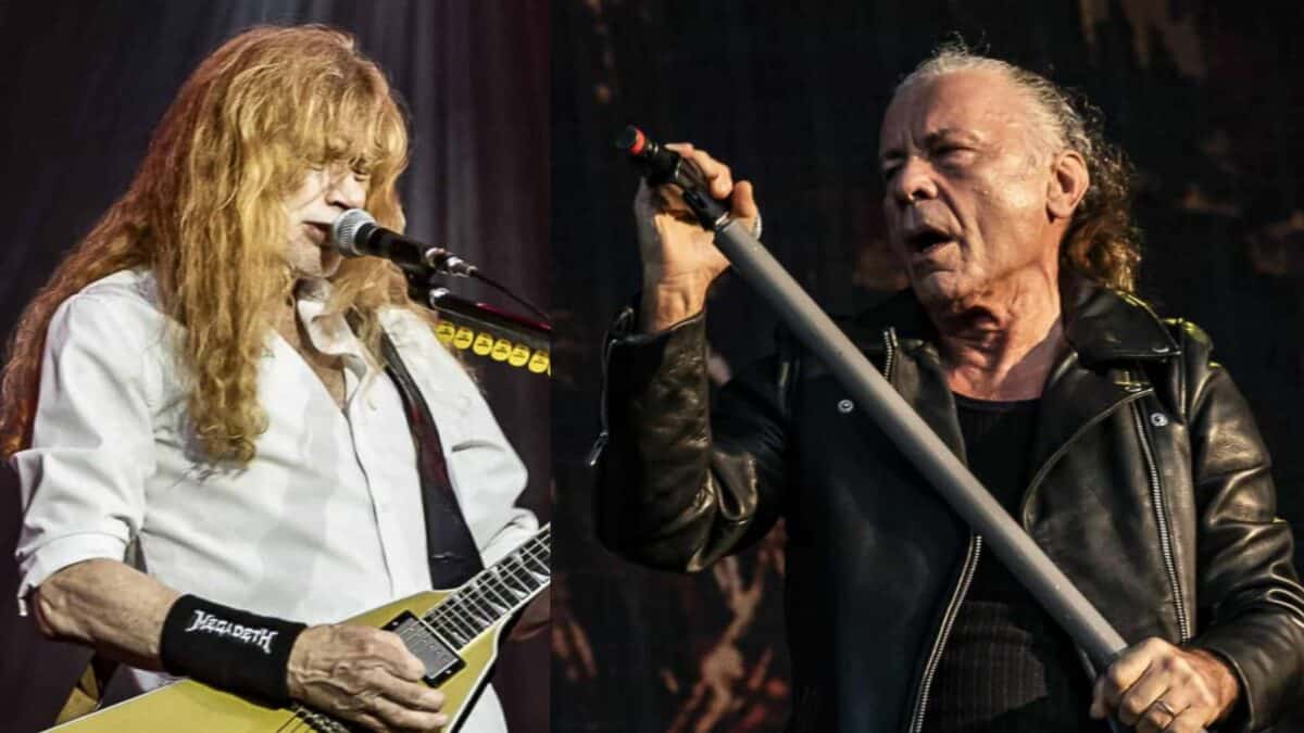 « J’avais besoin d’espoir, et il m’en a donné » : Dave Mustaine raconte les mots de Bruce Dickinson pendant son cancer